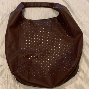 Studded hobo bag